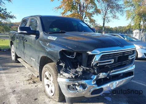 2021 Ram 1500 Big Horn 4X4 5'7 Box from USA, damaged, VIN 1C6SRFFT0MN663748